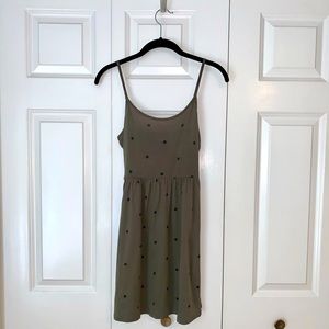 Garage short dark green dress, size small